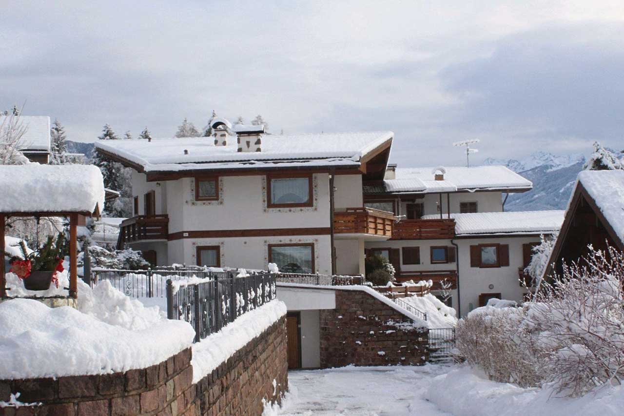 Villa Cristina Cavalese appartamenti vacanze invernali in Val di Fiemme